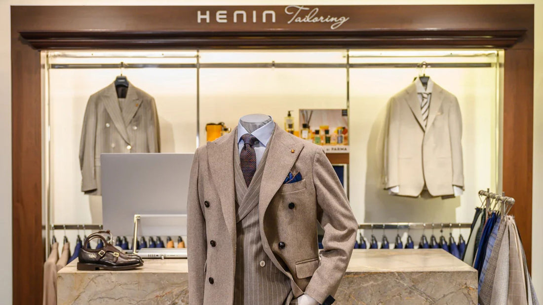 Découvrez l’espace Henin Tailoring à Ciney : entre tradition et élégance