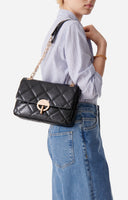 Leather Large Moon Bag VANESSA BRUNO