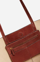 Large Daily Leather Tote Bag 100% Cowhide Leather VANESSA BRUNO