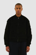Blouson bombardier à fleurs