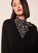 Giuletta black vest in wool Tara Jarmon