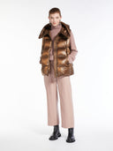 Gilet en toile imperméable avec capuche Max Mara