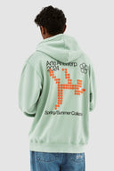 Sweat à capuche Hank Back Runner Arte
