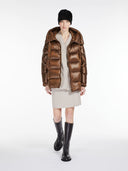 Doudoune en toile imperméable avec capuche Max Mara