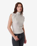 DEMOTHI STAND-UP COLLAR SWEATER iro