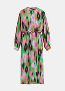 Robe midi à imprimé abstrait  Essentiel