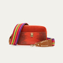 SAC LILY Lézard Orange goyave Claris Virot