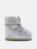 BOTTES ICON LOW À PAILLETTES ARGENTÉ MOON BOOT