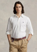 Chemise Oxford ajustée teinte en pièce Ralph Lauren