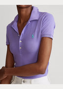 Polo cintré en coton stretch Ralph Lauren