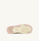 BASKET CLC EN CUIR BLANC ET ROSE Autry