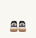 BASKET CLC EN CUIR BLANC ET BLEU AUTRY