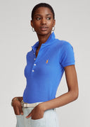 Polo cintré en coton stretch Ralph Lauren
