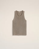 Débardeur AMI en jersey rib brillant léger