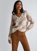 Pull jacquard avec logo Liu Jo