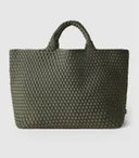 CABAS NAGHEDI ST BARTHS LARGE OLIVE
