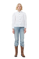 COTTON POPLIN SHIRT Ganni