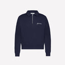 Sweat-shirt FLANEUR demi-zip navy