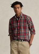 Chemise Oxford ajustée écossaise Ralph Lauren
