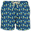 Man light fabric swim shorts with Portofino gin print | PORTOFINO DRY GIN SPECIAL EDITION MC2 SAINT-BARTH