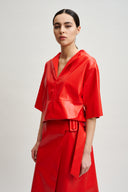 TOP EN CUIR VEGAN Natan Collection