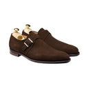 MONKTON Dark Brown Calf Suede CROCKETT & JONES LTD