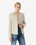 VESTE EN LAINE MÉLANGÉE SANEA iro
