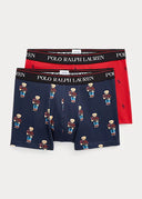 Deux boxers classiques en coton stretch Ralph Lauren