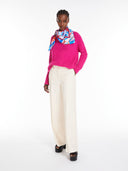 Pantalon palazzo en laine Max Mara