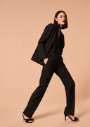 Valentia black jacket in cold wool Tara Jarmon