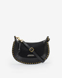 SAC PORTÉ ÉPAULE EN CUIR ET COTON OSKAN MOON Marant Etoile