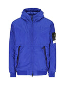 veste Stone Island 40823 GARMENT DYED CRINKLE REPS RECYCLED NYLON WITH PRIMALOFT®-TC Bright Blue