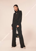 Catalina black crepe jumpsuit Tara Jarmon