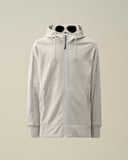 Diagonal Raised Fleece Goggle Zipped Hoodie C.P. Company