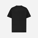 Floral Watercolor T-Shirt Black flâneur