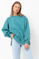 Ulla Oversized Sweatshirt | North Sea Blue