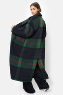 Harlow Wool Coat | Tartan Checks  Ame