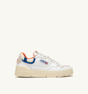BASKET CLC EN CUIR BLANC AUTRY