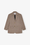 Blazer GANNI à carreaux