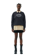 SWEAT-SHIRT DARK GREY ISOLI OVERSIZED Ganni