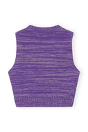 GRAPHIC CROPPED VEST Ganni