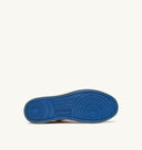 BASKET MEDALIST LOW SUPER VINTAGE EN CUIR BLANC, ORANGE ET BLEU