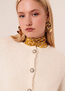 Guest ecru mohair and wool knitted cardigan Tara Jarmon