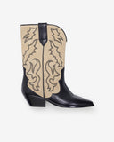 Santiag Duerto détails en cuir Marant Etoile