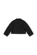 VESTE BLACK SHORT QUILT Ganni
