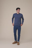 t-shirt Fedeli extreme manches longues bleu foncé