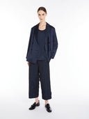 Haut en satin de viscose mélangée Max Mara