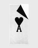 Drap de plage AMI noir/blanc