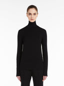 T-shirt en jersey de viscose Max Mara noir