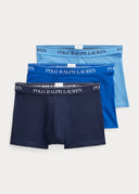 Lot de 3 slips-boxers en coton stretch Ralph Lauren